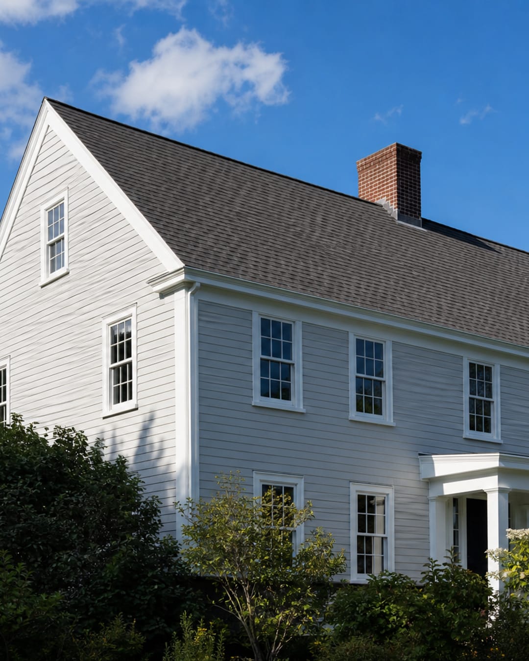 Mica Social post for a roofing and exteriors company in New Hampshire